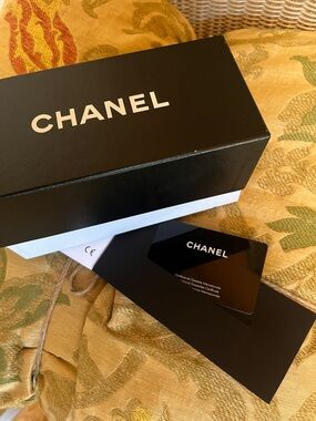 Chanel gift box for sunglasses.